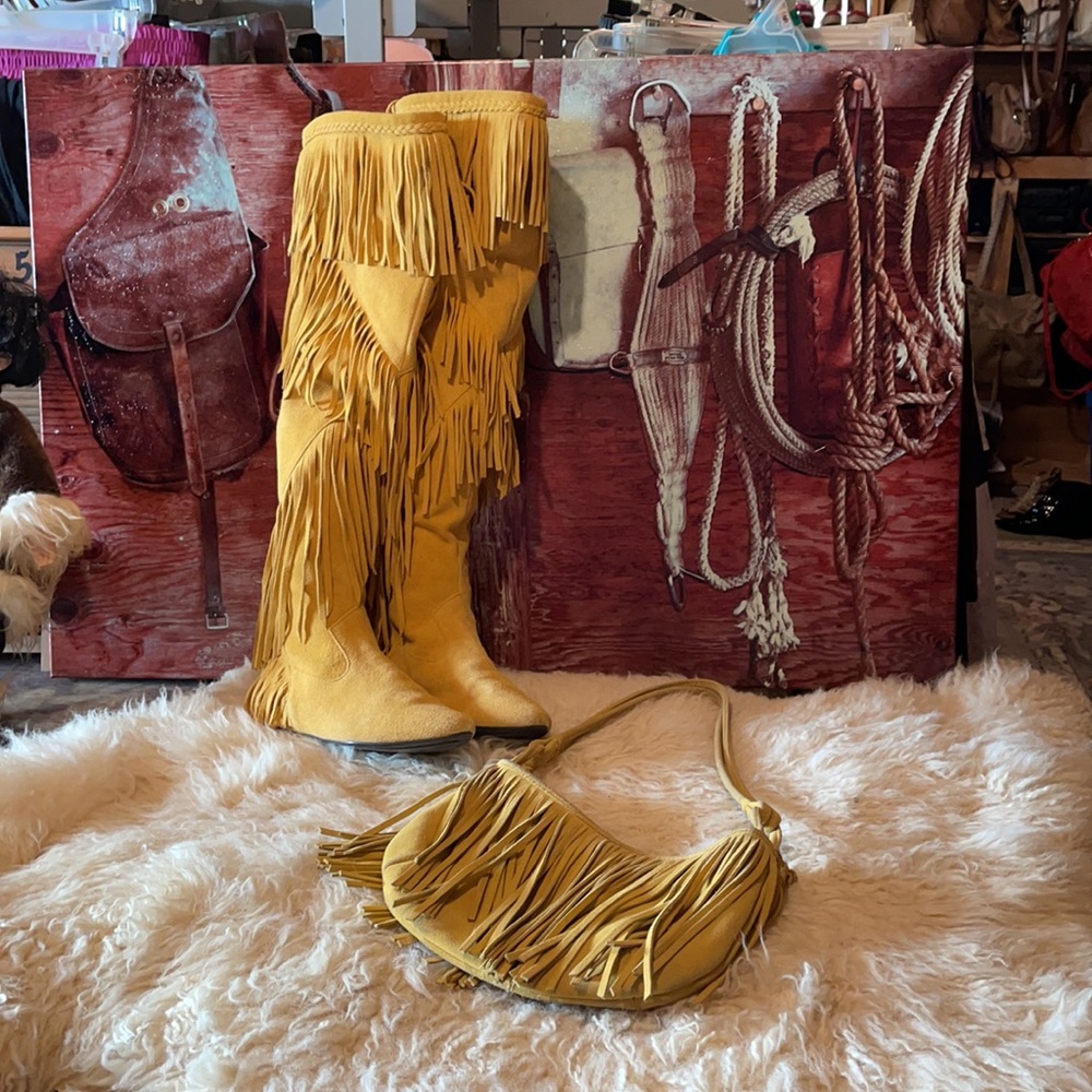 Sam Edelman thigh high suede boots